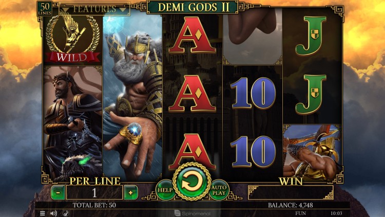 Игровые автоматы «Demi Gods II» — в Фараон казино играть бесплатно